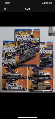 HOT WHEELS FAST AND FURIOUS DECADES OF FAST COMPLETE SET OF 5, Plus Two Jetta