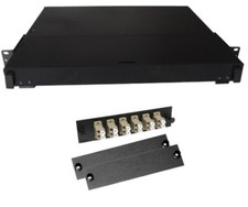 Fiber Rackmount Panel Front Panel Covered 12 LC MM