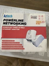 Aztech Powerline Networking Homeplug Ethernet Adaptor