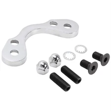 Mid-USA Hardbody Handlebar Riser Adapter Kit for Springers - Chrome