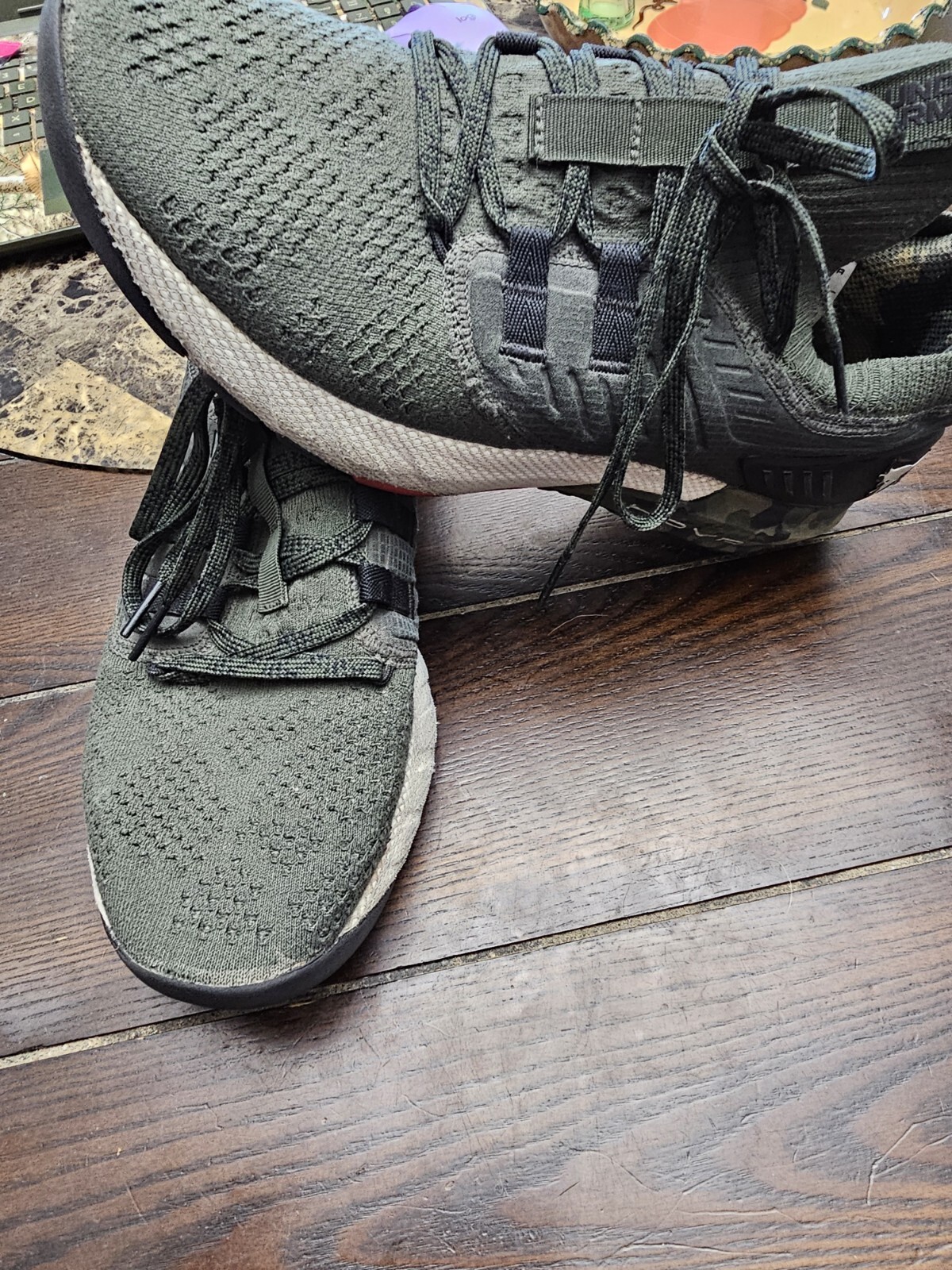 Under Armour UA HOVR Project Rock Tribase Camo Training Shoes