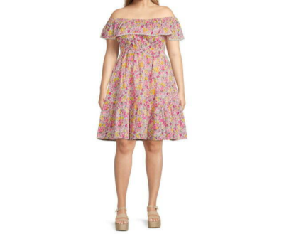strapless open back dress Sheer Midi Strap Smock Dress – Annabel main image 0