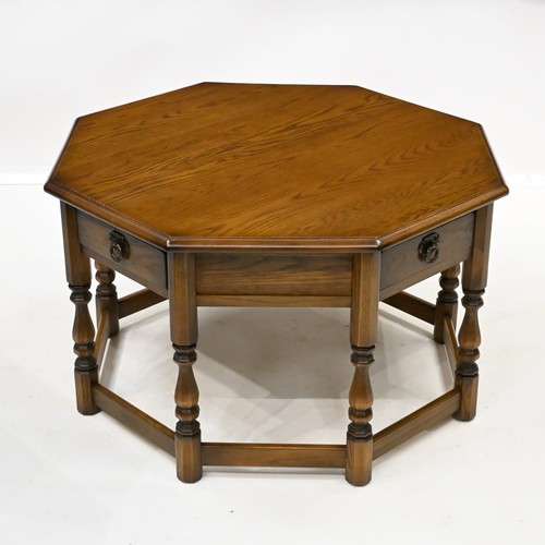 Old Charm Large Octagonal Coffee Table With 4 Drawers 84cm FREE UK Delivery* - Picture 6 of 19