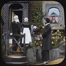 THEIR SOLDIER LADDIE NO2 C1890 OLD VICTORIAN PHOTOGRAPH Magic Lantern Slide