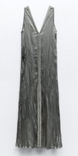 Zara Limited Edition Satin Effect Dress