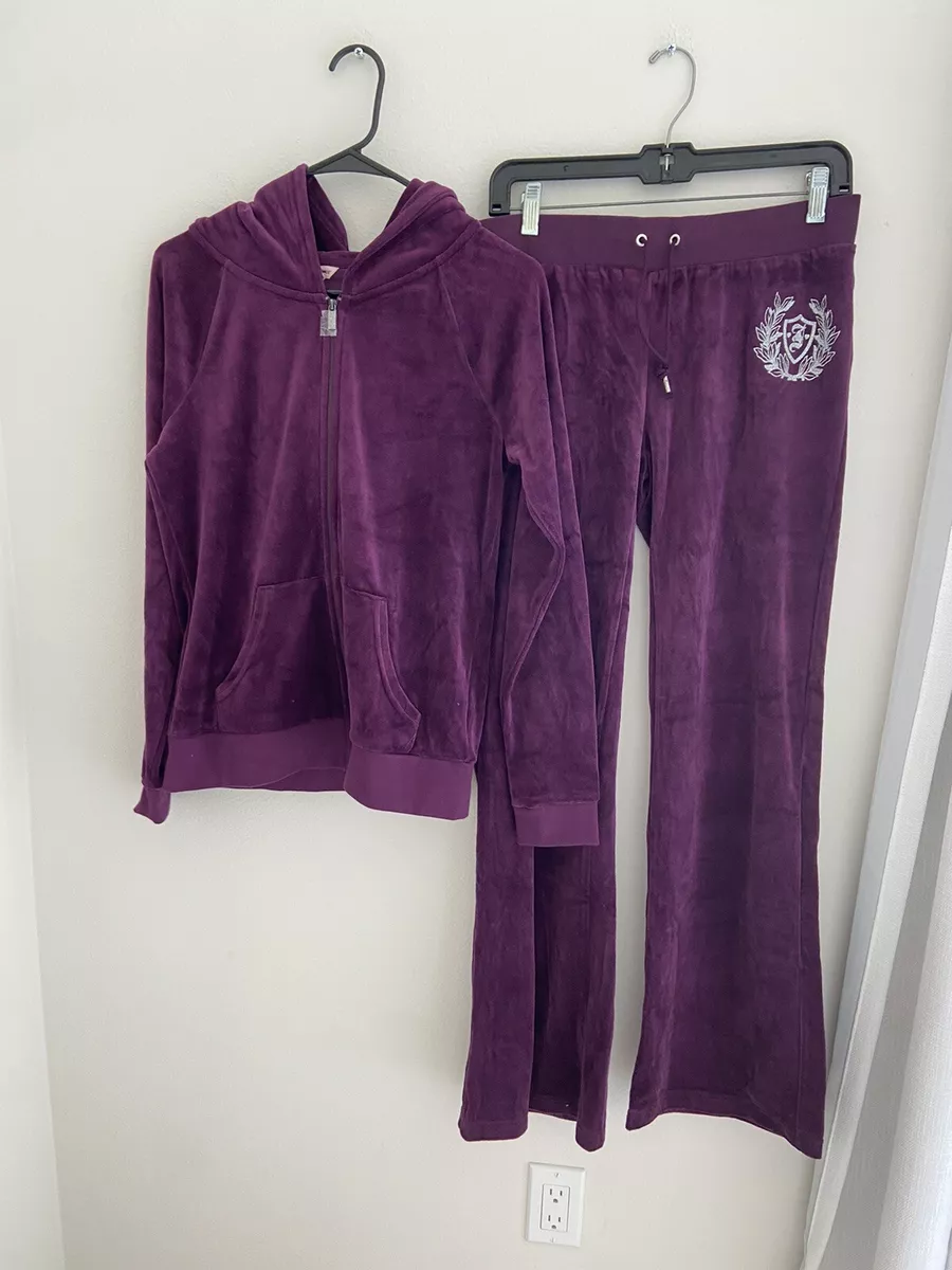 Juicy couture NEW Medium Tracksuit Set Y2K Purple/ Burgundy