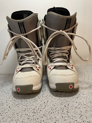 Burton Freestyle Imprint 2 White Blue Logo Mens Snowboarding Boots Mens Sz 6 Burton Freestyle Snowboard Boots I Women main image 2