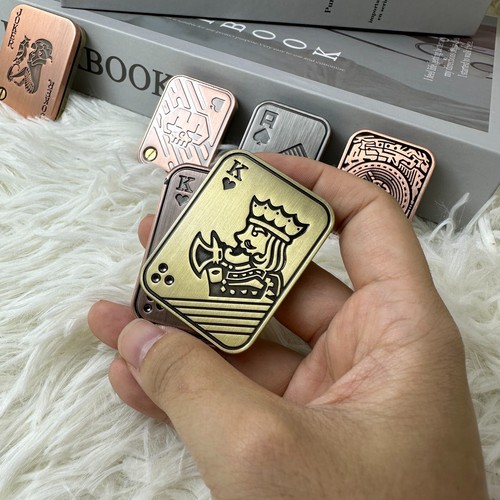 Push Card Fidget Slider EDC Fidget Slider Magnetico Metallo ADHD Anti Stress Giocattoli - Foto 31 di 39