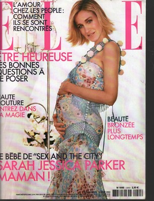 Elle French Fashion Magazine August 19 2002 Sarah Jessica Parker 100820ame