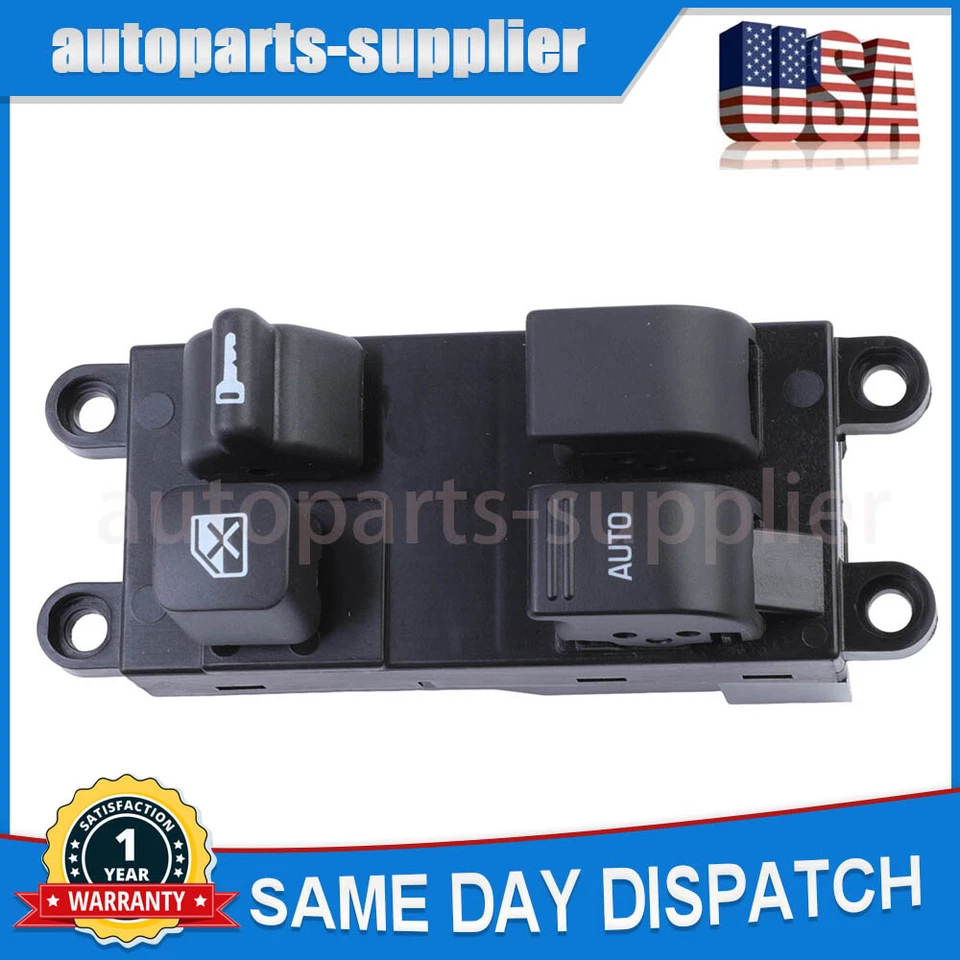 Interruptor de ventana eléctrica delantero izquierdo Nissan Frontier 200SX 1998-2004 25401-8B800 Foto 2 de 4