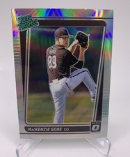 MACKENZIE GORE 2020 Donruss OPTIC RATED PROSPECT HOLO SILVER PRIZM Padres MLB