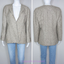 Linda Allard for Ellen Tracy vintage 100 wool blazer jacket, women's size 8