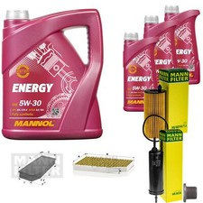 Inspektionspaket 8L MANNOL Energy 5W-30 f�r BMW X3 G01 xDrive20i sDrive20i 1.6