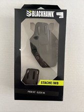 GL0CK HOLSTER BLACKHAWK! HOLSTER GL 48 AMBI IWB STACHE (BLA416176BK)