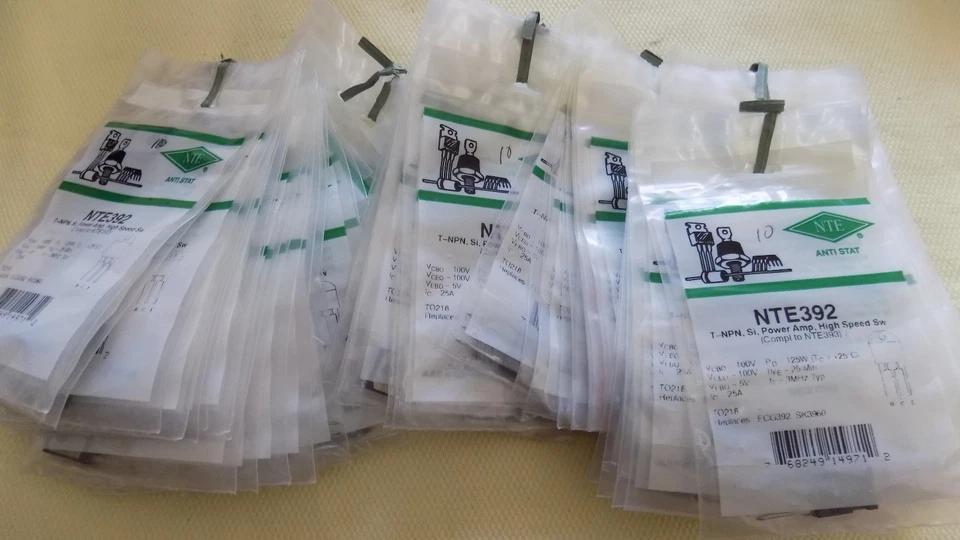 BRAND NEW LOT SEAL 68 NTE NTE392 TRANSISTOR - Image 2 of 2