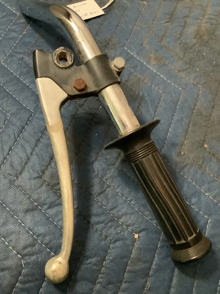 Manillar Yamaha XS360 XS 360 XS400 1976-77 con percha de embrague Foto 3 de 4