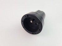 Pvc Kupplung Mit Erdungsstift Kupplung Schwarz IP20 Schutzkontakt Kupplung Pvc