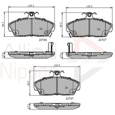 Brake Pads Set For Rover MG 800 820 16V Turbo Front GBP90315 GBP90315AF GBP90324