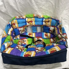 Vintage Disney Winnie the Pooh Shopping Cart Cover Padded Baby Seat - Super Rare