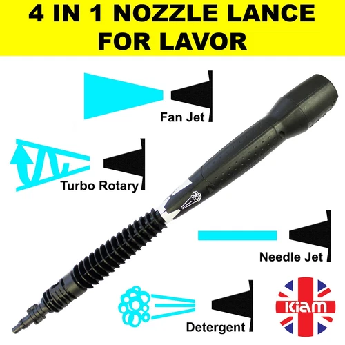 4 in 1 Multi Nozzle LAVOR Pressure Washer Lance Variation Jet with TURBO nozzle