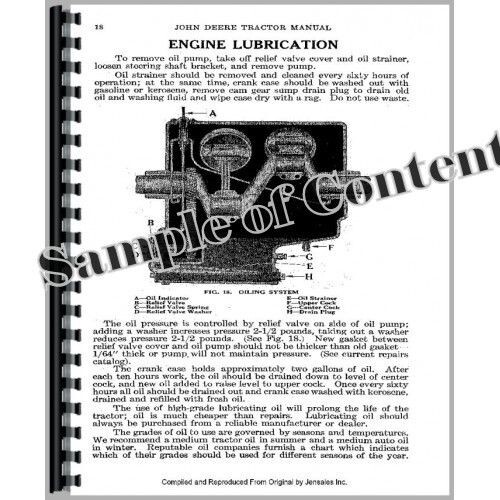 Service Manual International Harvester 1919 Combine Engine