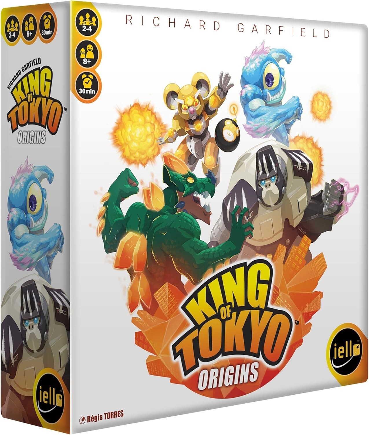 Происхождение настольной игры King Of Tokyo Iello Games Новые монстры Упрощенное вступление 70183