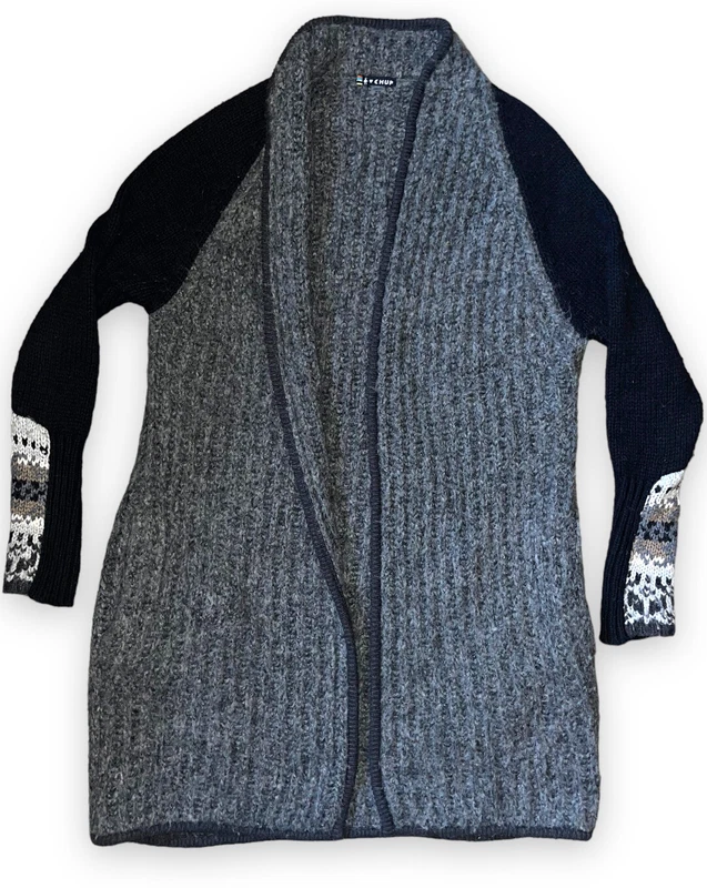 smartwool chup speren open-front cardi pockets wool sweater