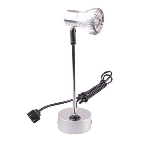 Lámpara de poste de cabecera LED accesorio enchufable interruptor de encendido/apagado tienda de joyería - Imagen 1 de 15