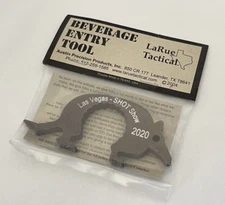 2020 Shot Show LaRue Tactical Armadillo Bottle Opener Dillo Beverage Entry Tool