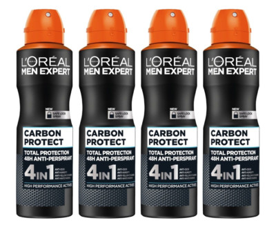 L'Oreal L'Oréal Loreal Men Expert 4x Deo Spray Carbon Protect 150 ml Deodorant