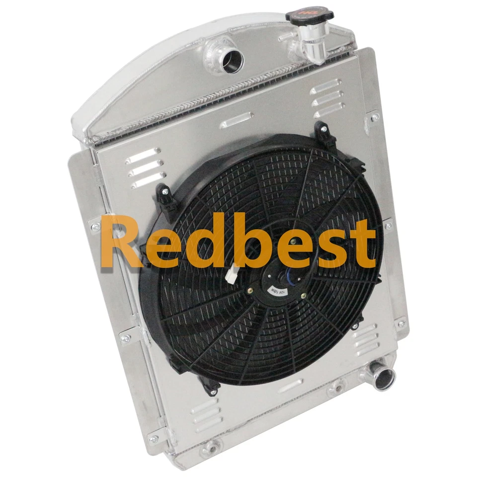 Ventilador de cubierta de radiador de 3 filas para camioneta Chevrolet BK CK DJ DP DR DS 1942-1946 3,8 L Foto 2 de 4