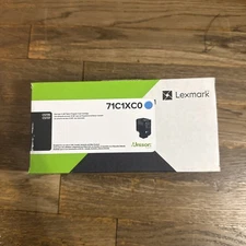 Genuine Lexmark 71C1XC0 Cyan Toner Cartridge - NEW SEALED