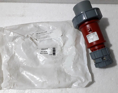 Mennekes 3809RS 16A-6h/380-415V 3P+ Plug Connector 236-0118 