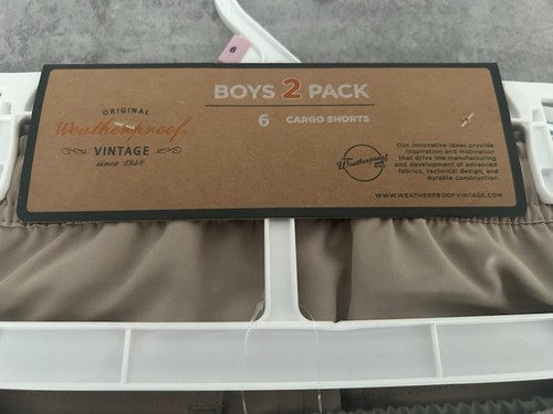 Original Weatherproof Vintage Boy's 2 Pack Shorts Size (6) - Picture 7 of 7