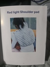 Red Light Therapy Pad for Shoulder, Neck, Back Adjustable color Gray
