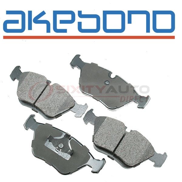 Akebono EURO EUR394 Disc Brake Pad Set for UP7284X TPC0947 TPC0394 SS7868M ba