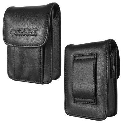 Gürteltasche Kameratasche passend für Canon IXUS 230 HS - Leder Etui