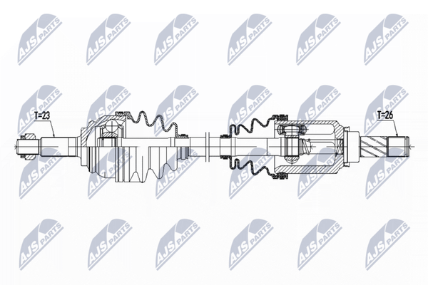 NTY Antriebswelle NPW-RE-069 FüR Dacia Renault-image