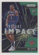 2020-21 Panini Prizm Instant Impact Green Prizm Obi Toppin #15 0a2j