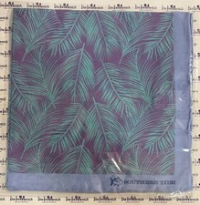 SOUTHERN TIDE Purple Floral Pocket Square/Handkerchief Silk Blend MSRP 39.50