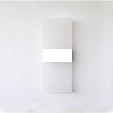 1-8PKS Modern LED Wall Lighting Up Down Cube Bedroom Sconce Lamp Fixture Indoor