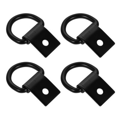  4 PCS Trailer D Ring Mounts Truck Bed Tie down Anchors Rings for Trailers
