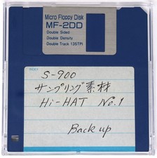 S-900             Hi-Hat No.1 Backup Akai S900 Format Floppy Disk