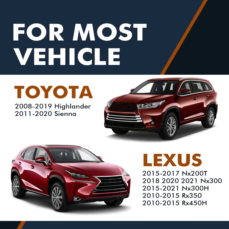 6PC Front 328mm Drilled Brake Rotors-Ceramic Brake Pad To 2015-2017 Lexus NX200t - Image 2 of 4