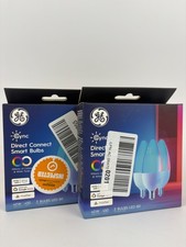 Ge Cync Smart Led Light Bulbs-Color Changing Light Bulbs New-2 Pack