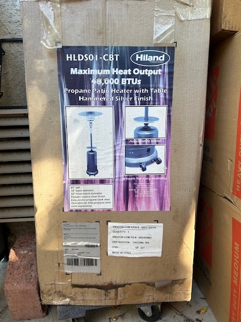 With Steel Table 48000 Btu Propane - New (open Box)