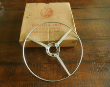 1940 Plymouth Horn Ring Nos Chrome Mopar 8549441