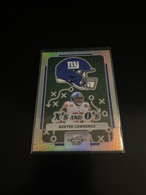 Dexter Lawrence 2024 Optic Contenders X's & O's Silver Prizm