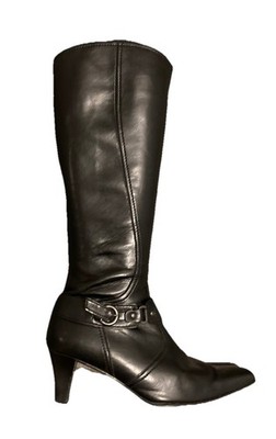 Stiefel Damen Gabor Gr. 6 / 39 echt Leder schwarz inkl. 2 Stiefelspanner