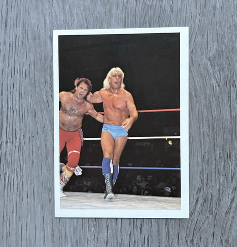 Ric Flair vs Robert Gibson #227 1988 Wonderama NWA card